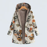 Madelyn - Floral Fleece Jacket