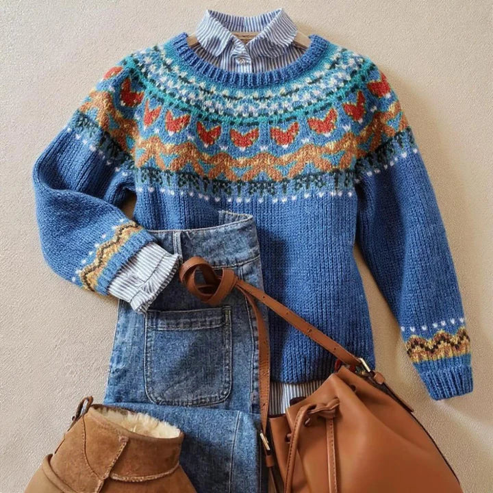 Emily - Classic Vintage Knit Sweater