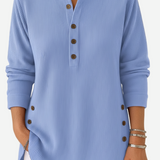 Kylie – Long Sleeve Solid Knit Sweater