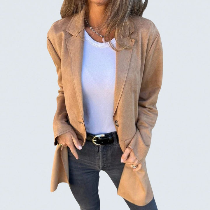 Marley - Long Suede-Look Coat