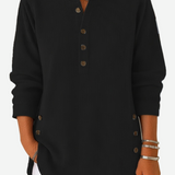 Kylie – Long Sleeve Solid Knit Sweater