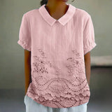 Jade - Embroidered Floral Blouse