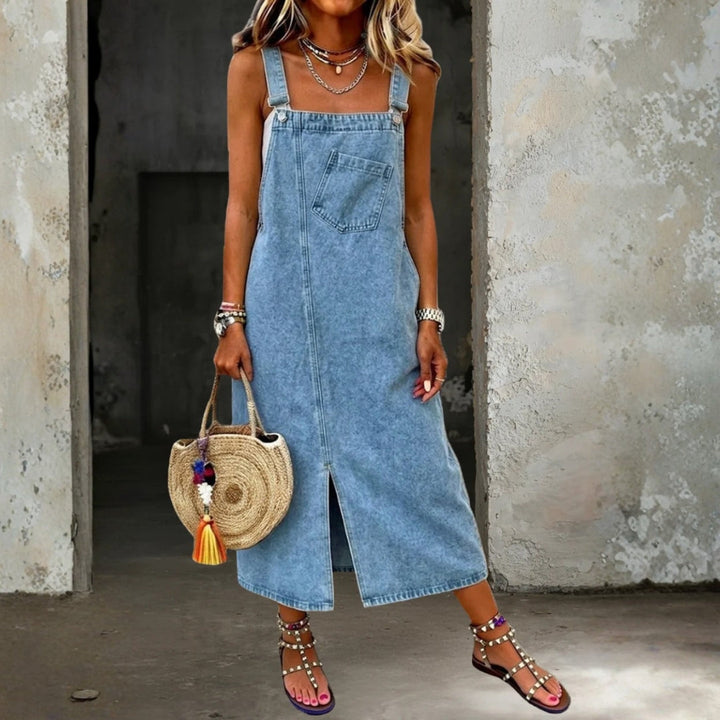 Harper - Casual Denim Sweater Dress