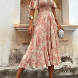 Isabella - Off Shoulder Midi Dress