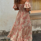 Isabella - Off Shoulder Midi Dress