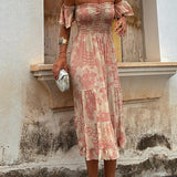Isabella - Off Shoulder Midi Dress