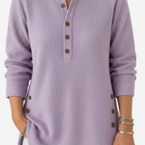 Kylie – Long Sleeve Solid Knit Sweater