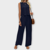 Lainey - Vest with Petals and Pants