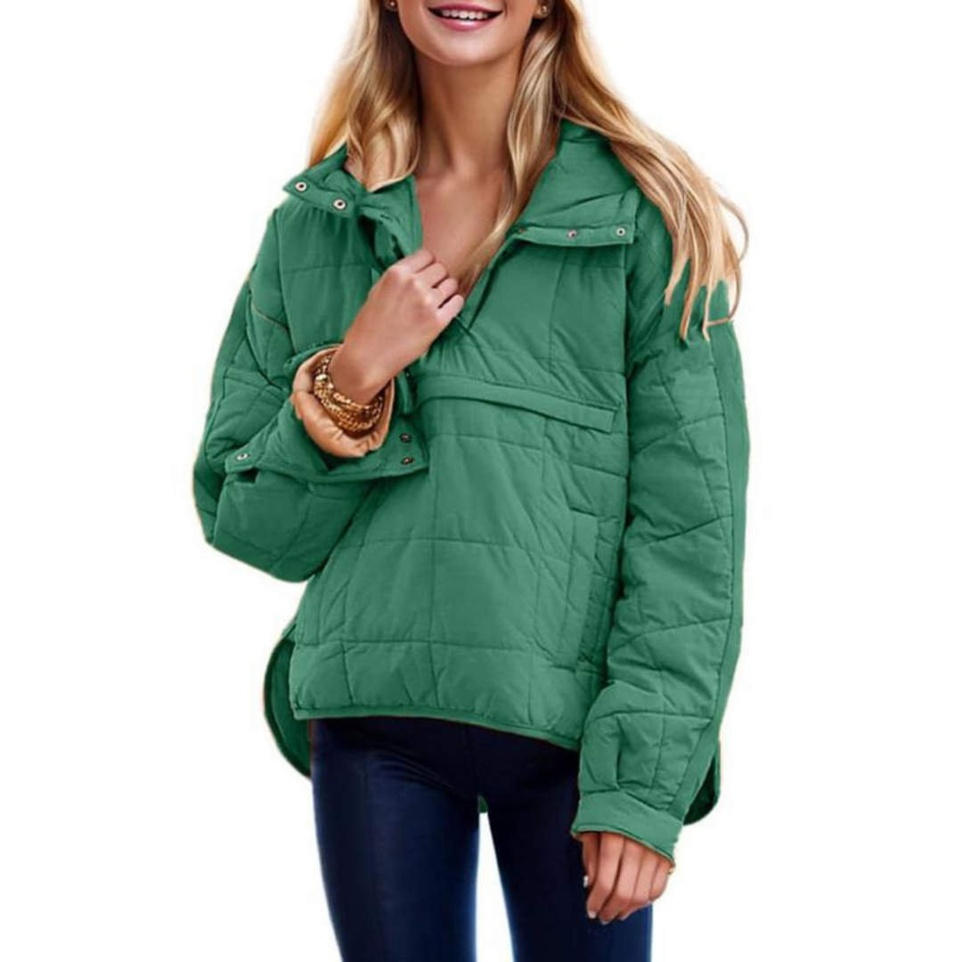 Chloe - Oversized Hooded Pullover Jacket