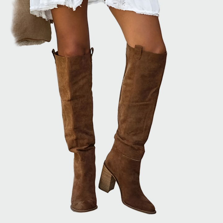 Caroline | Orthopedic Knee-High Leather Boots