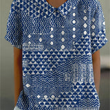 Sienna - Blouse with Tribal Print