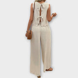 Lainey - Vest with Petals and Pants