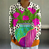 Charlotte - Artistic Bloom Blouse
