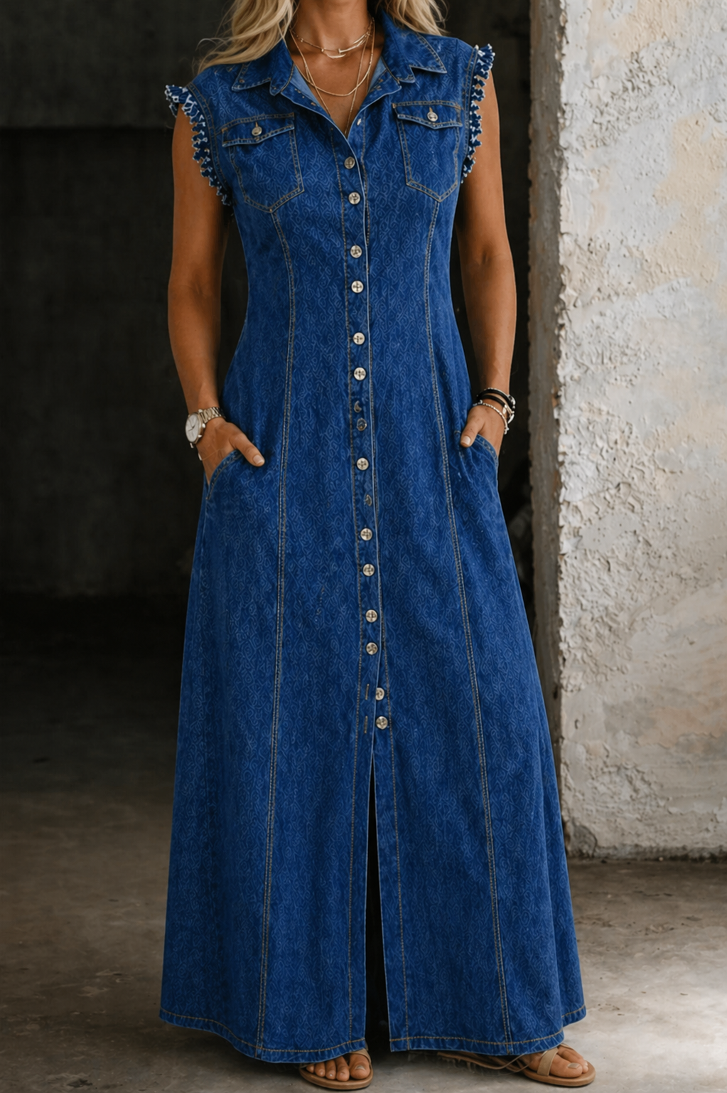 Skylar - Plus Size Denim Dress