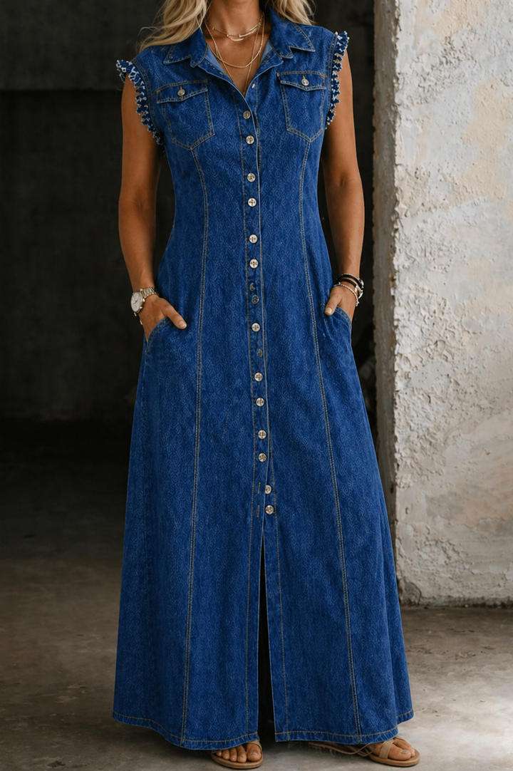 Skylar - Plus Size Denim Dress