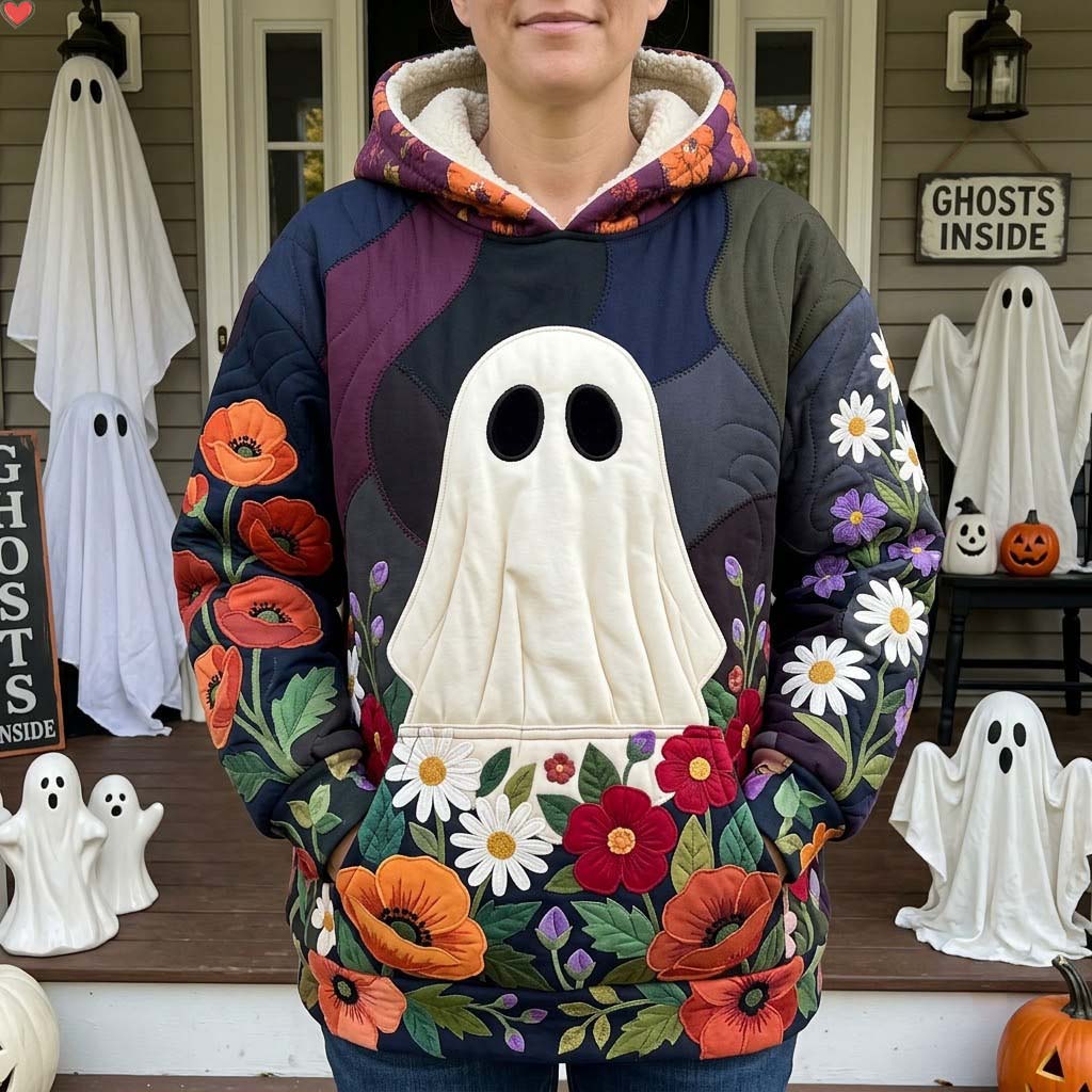 Blooming Ghost Garden Hoodie