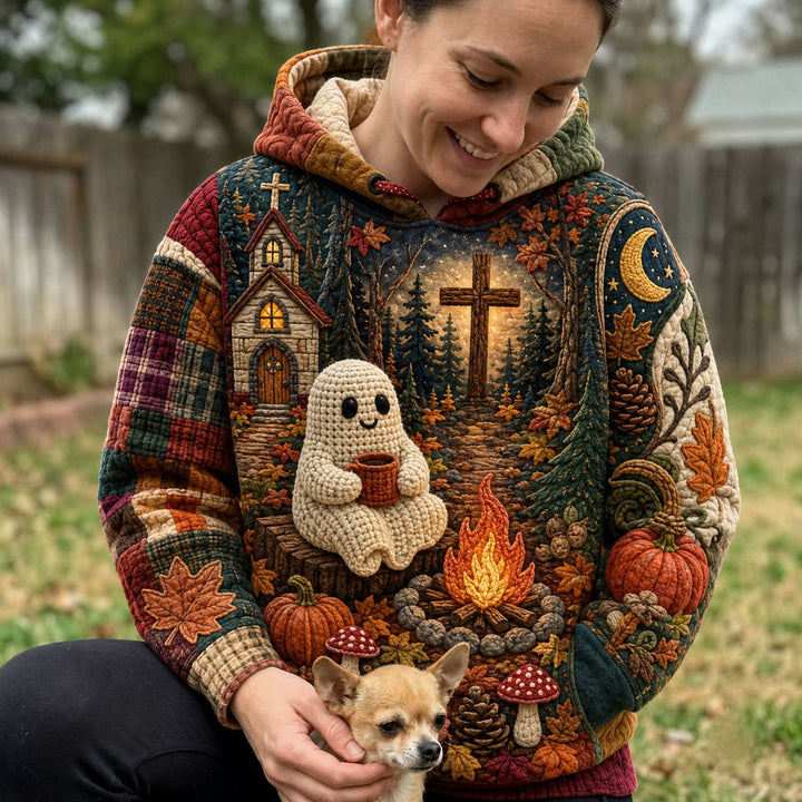 Faithful Campfire Ghost Hoodie