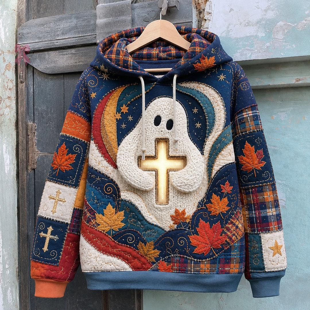 Faithful Cross Ghost Hoodie