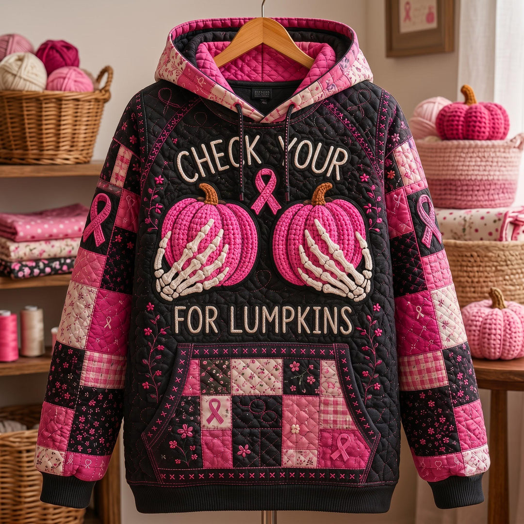 Pink Pumpkin Skeleton Hoodie