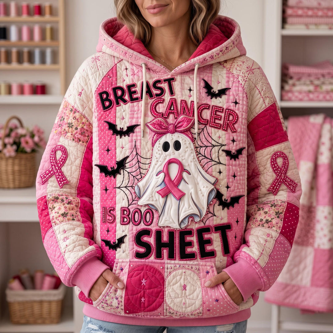 Pink Ribbon Ghost Hoodie