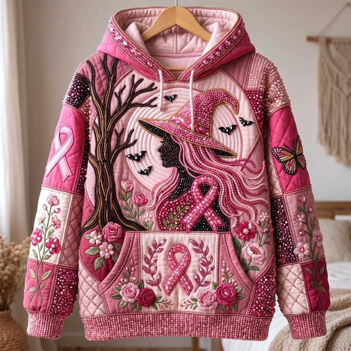 Rose Pink Witch Hoodie