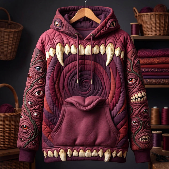 Spooky Monster Fangs Hoodie