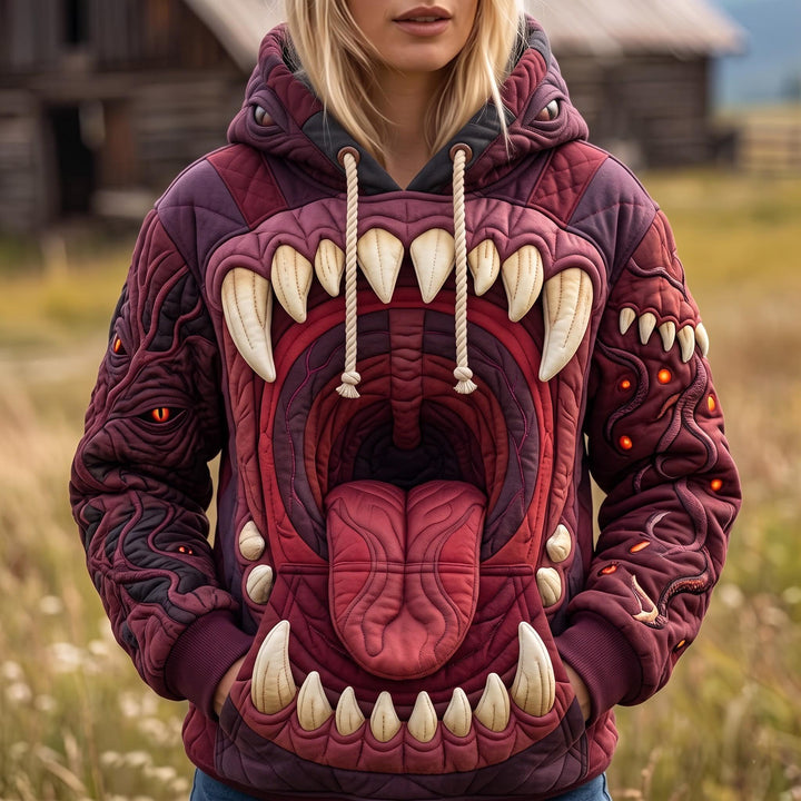 Roaring Monster Mouth Hoodie