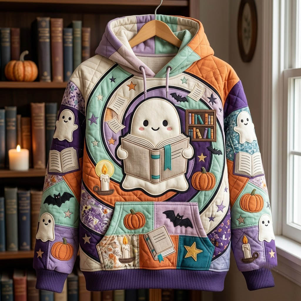 Ghost Book Lover Hoodie