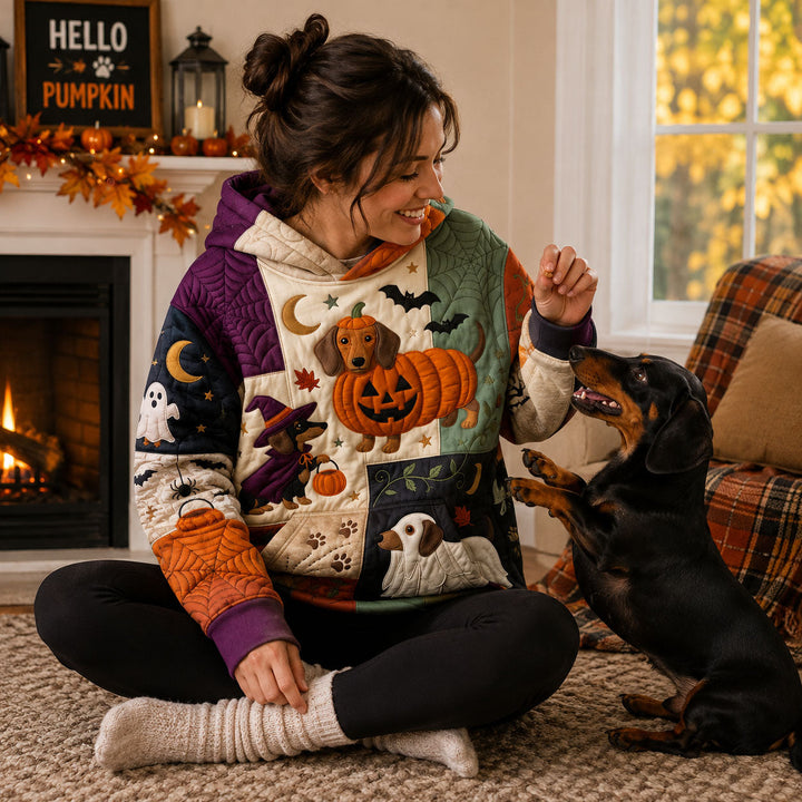 Dachshund Halloween Costume Hoodie