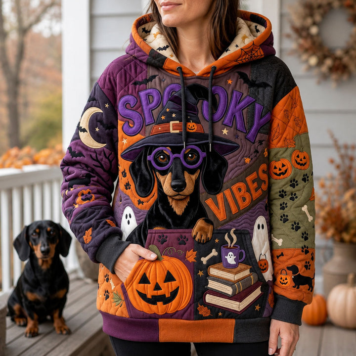 Spooky Dachshund Mood Hoodie