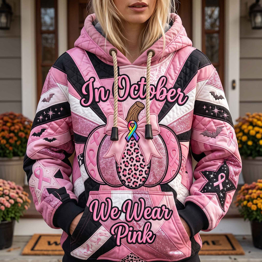 Pink October Charm Hoodie