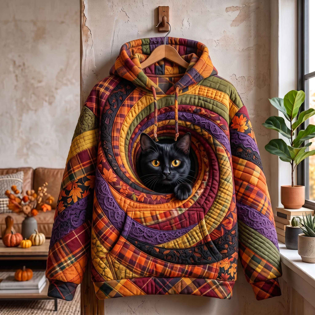 Autumn Midnight Cat Hoodie