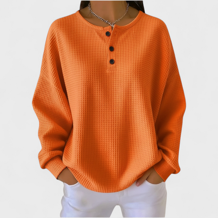 Jennifer - Soft Waffle-Knit Sweater