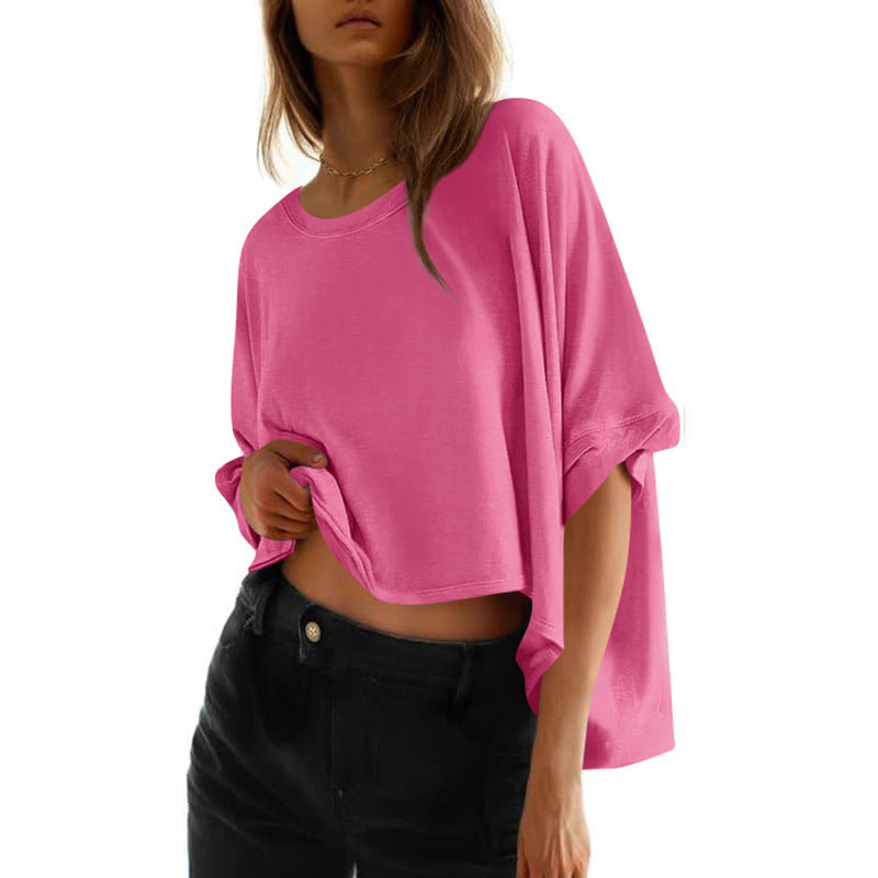 PHOEBE - Women Classic Oversized Loose-Fit Tee