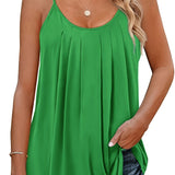 JANINE - Women Lightweight Spaghetti Strap Fit Summer Top