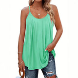 JANINE - Women Lightweight Spaghetti Strap Fit Summer Top