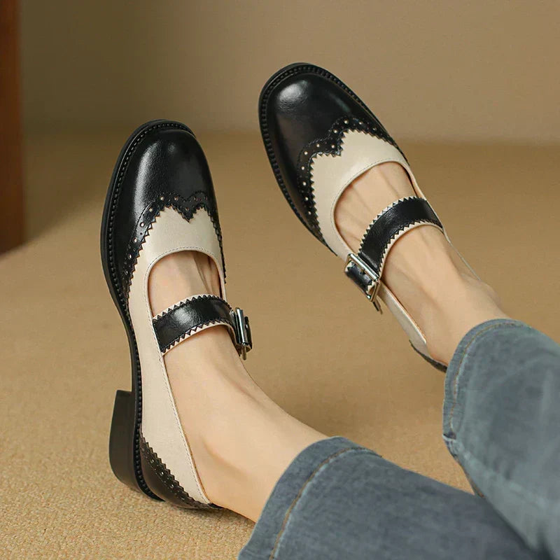 Robin Leather Mary Janes