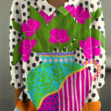 Charlotte - Artistic Bloom Blouse