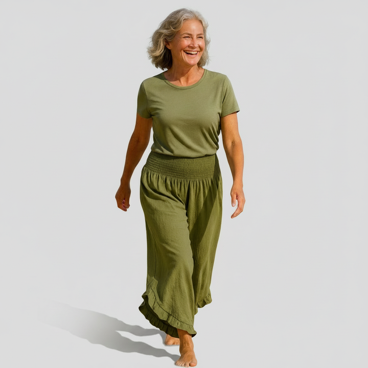 Josie - Cotton Linen Pants