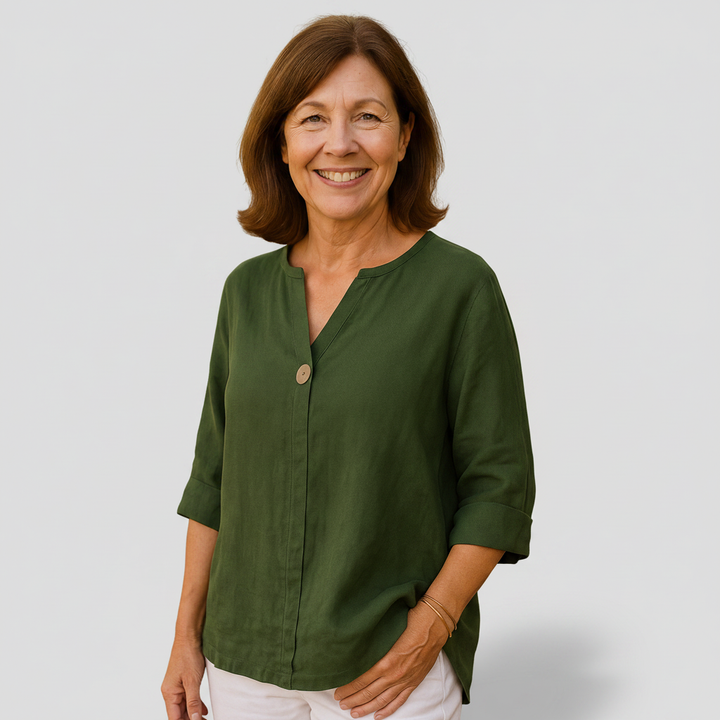 Sydney - Lightweight Draped Blouse