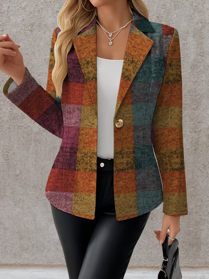 Emily | Women's Fall Plaid Blazer