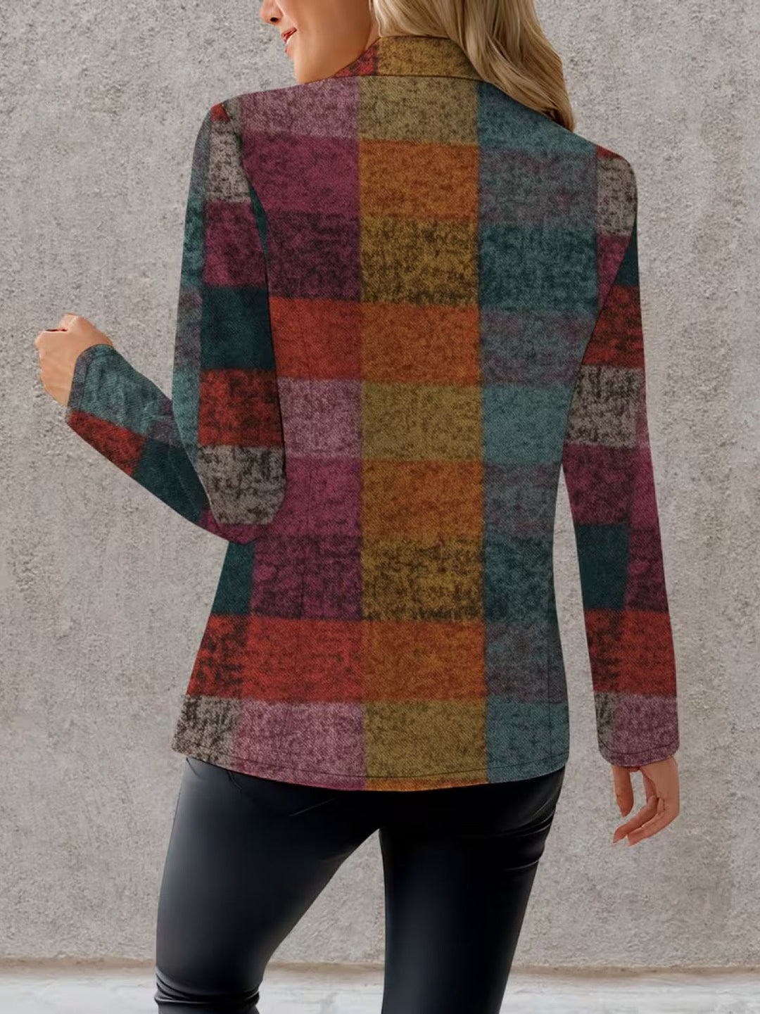 Emily | Women's Fall Plaid Blazer