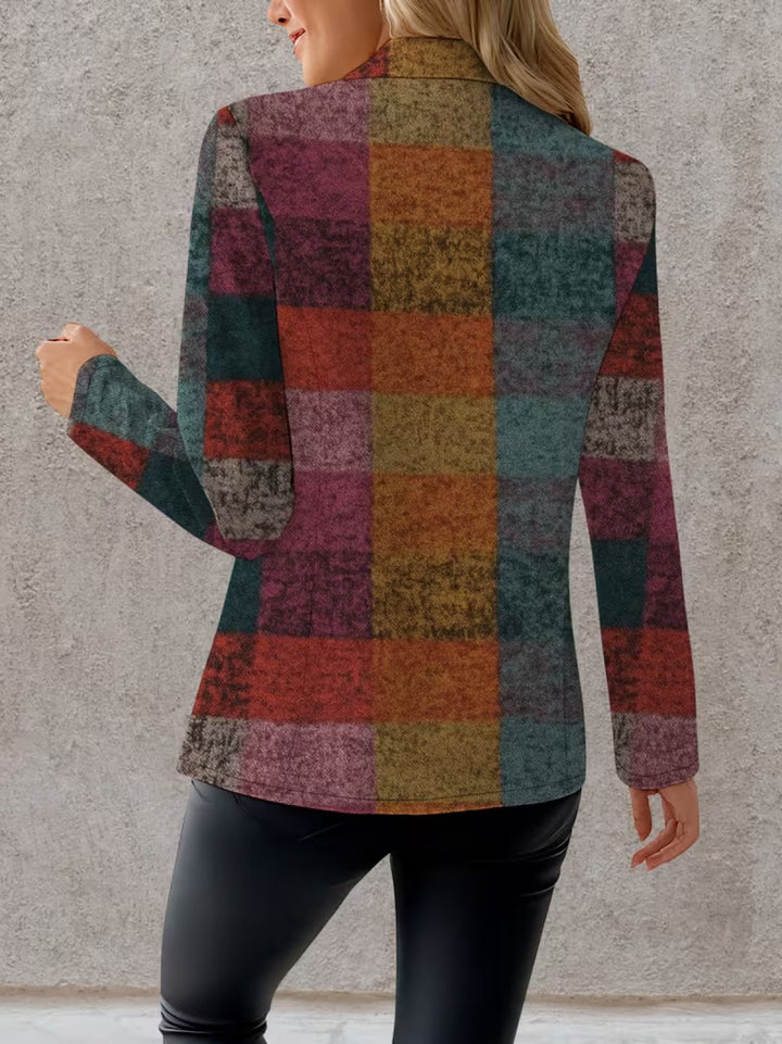 Emily | Women's Fall Plaid Blazer