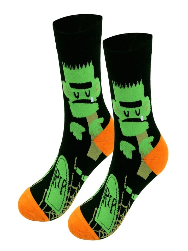 Charlotte | Halloween-Inspired Plus Size Cotton Socks