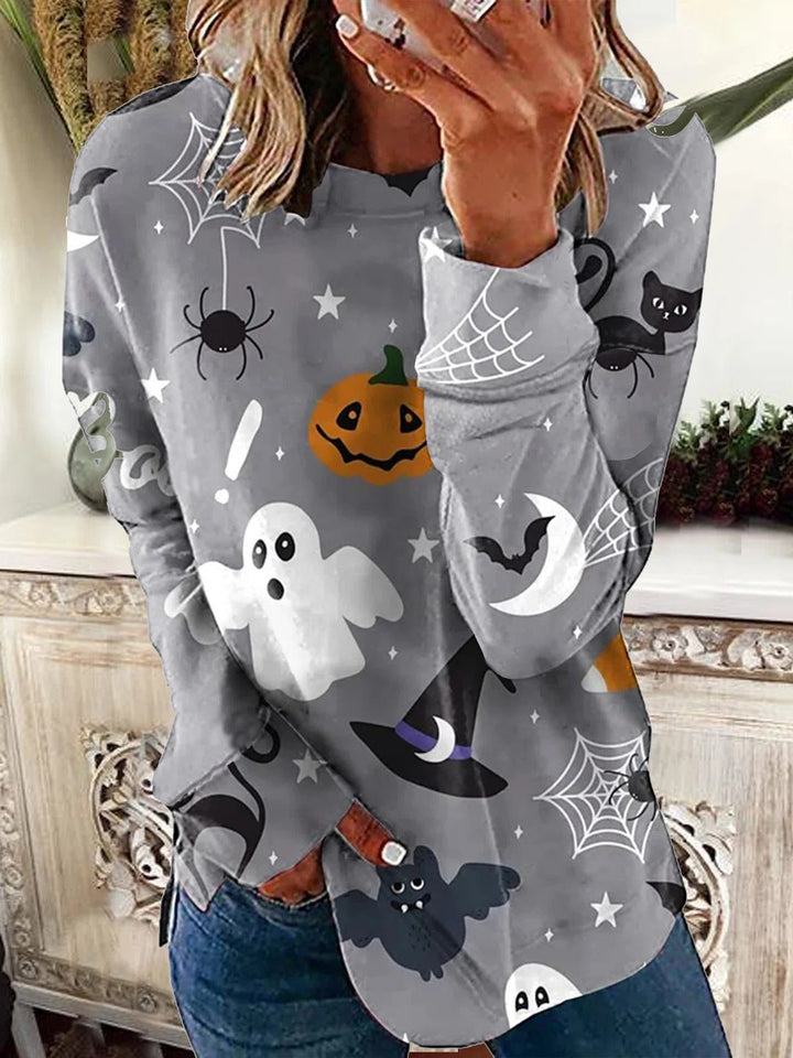 Erica | Halloween-Inspired Long Sleeve Sweatshirt
