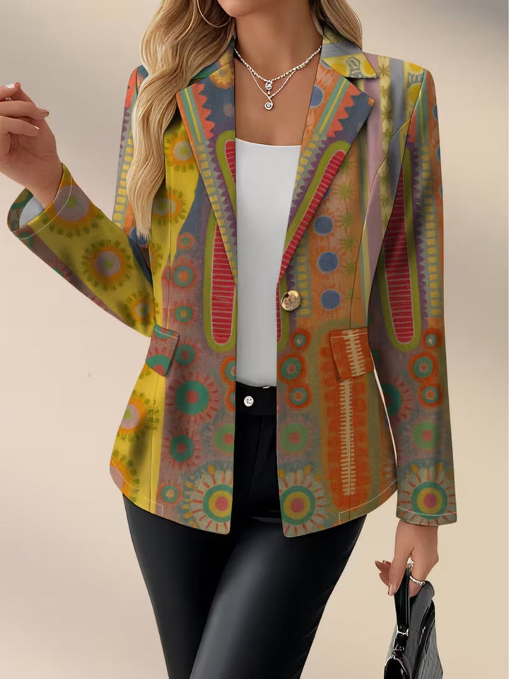 Charlotte | Women's Medallion Print Blazer