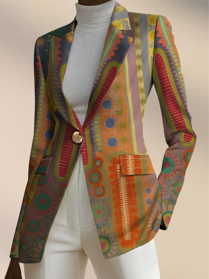 Charlotte | Women's Medallion Print Blazer