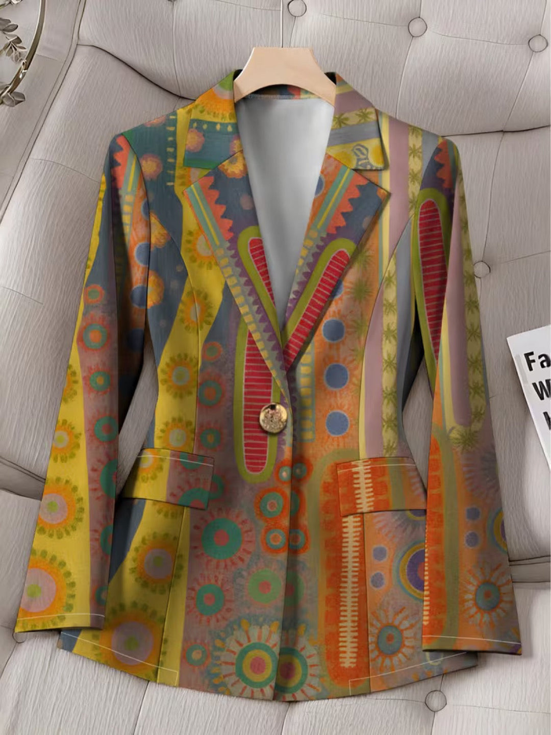 Charlotte | Women's Medallion Print Blazer