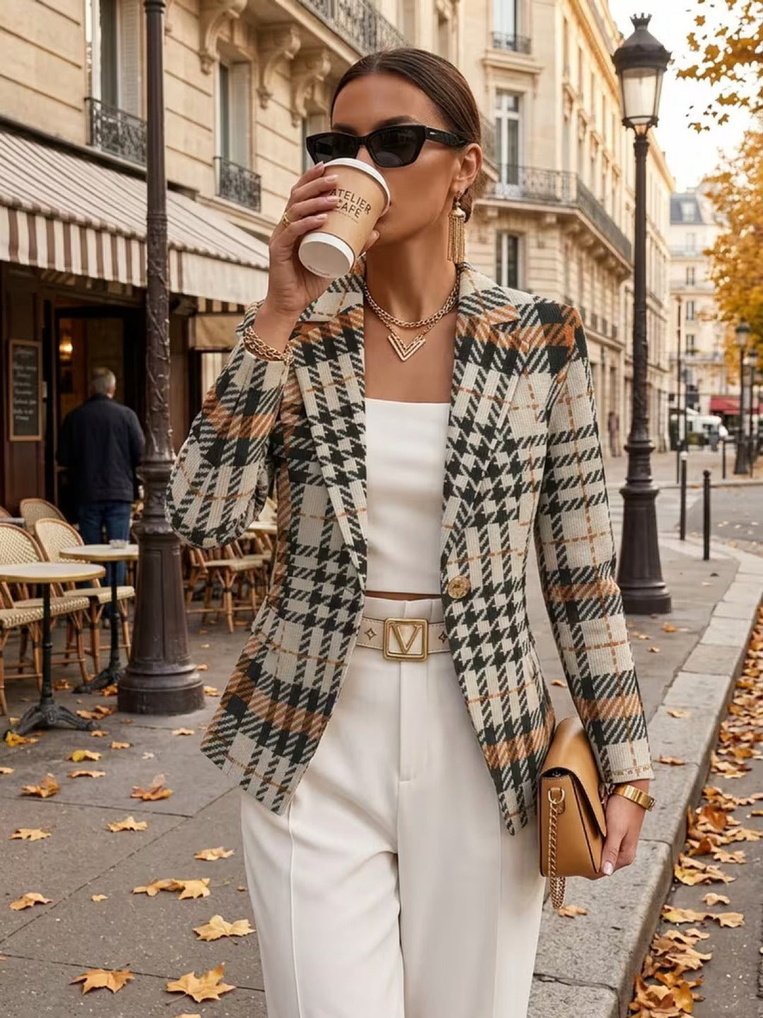 Madison | Women's Houndstooth Blazer