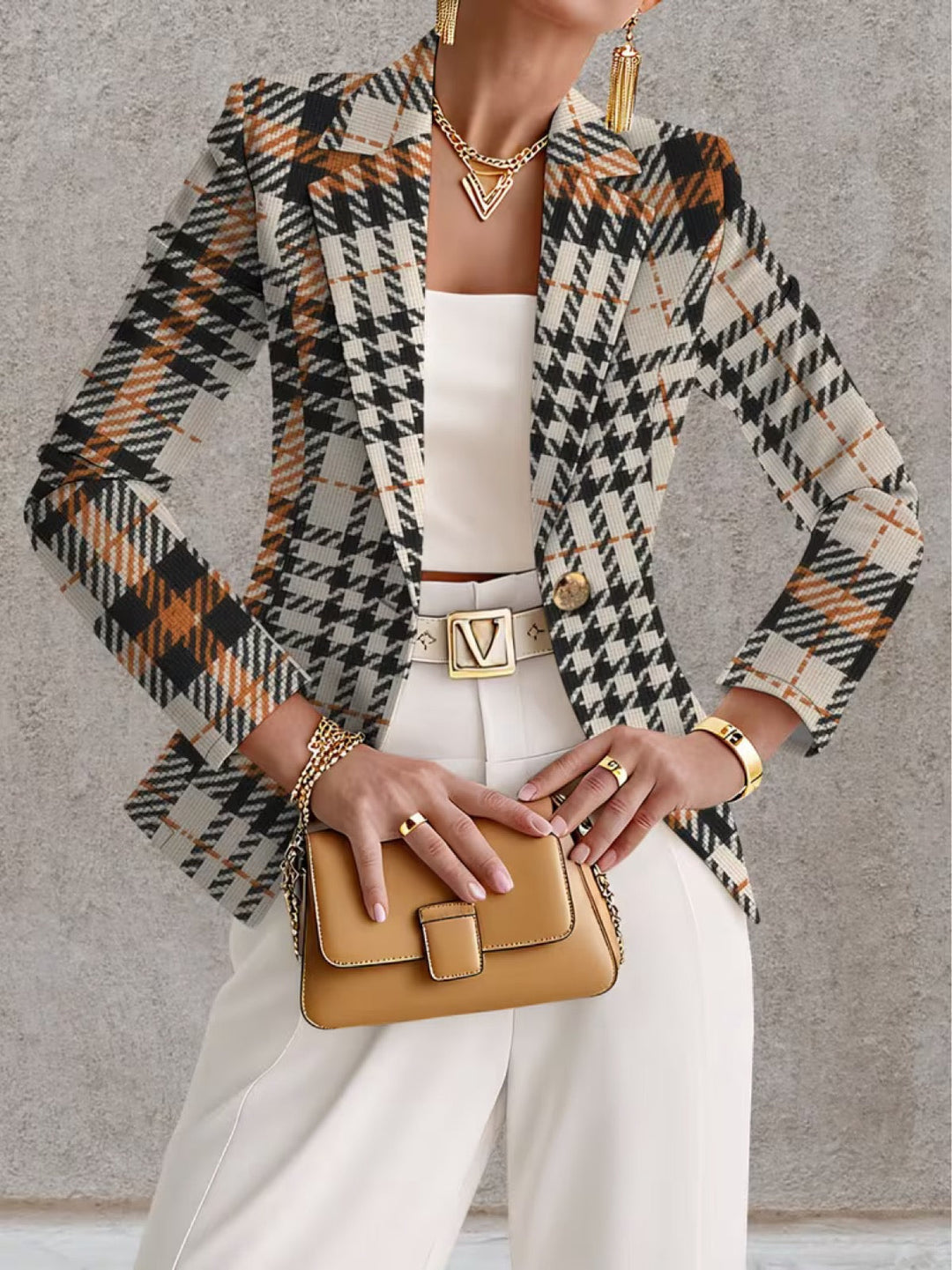 Madison | Women's Houndstooth Blazer